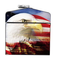 Load image into Gallery viewer, American Flag Eagle Portrat Steel Box