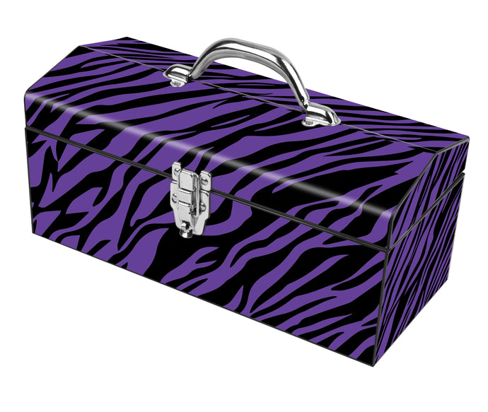 Purple Zebra Deco Box